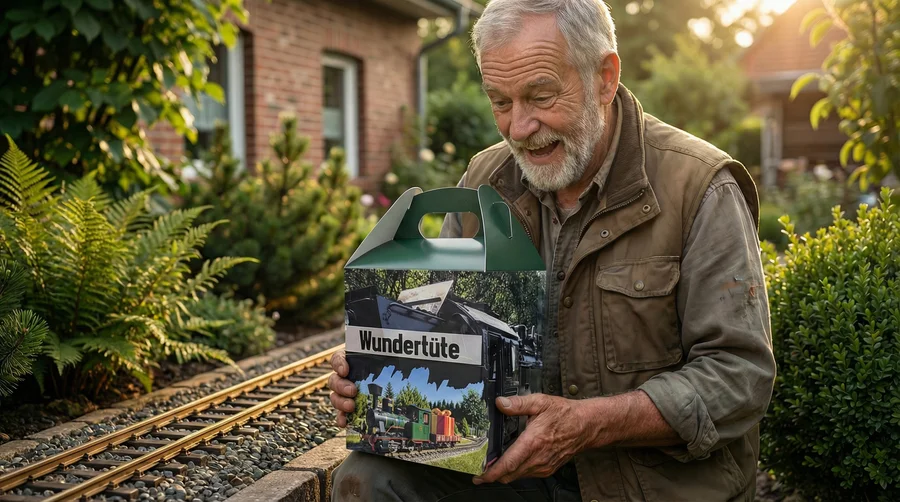 Wundertüte mit Basic Spur-G Zubehör - Überraschungs Gartenbahn-Geschenk Box ML-Train 8300001 - Überraschung mit Mehrwert