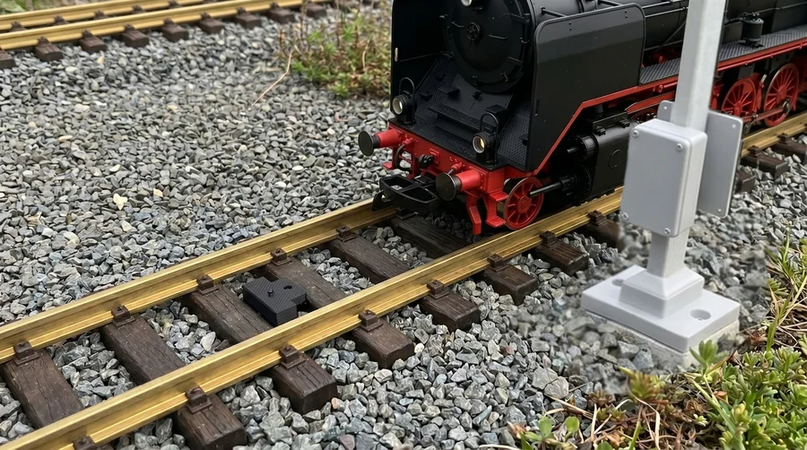 Lichtsignal Typ HL Vorsignal für Spur G analog / digital mit Decoder ML-Train 83804636 - Intelligente Zugbeeinflussung