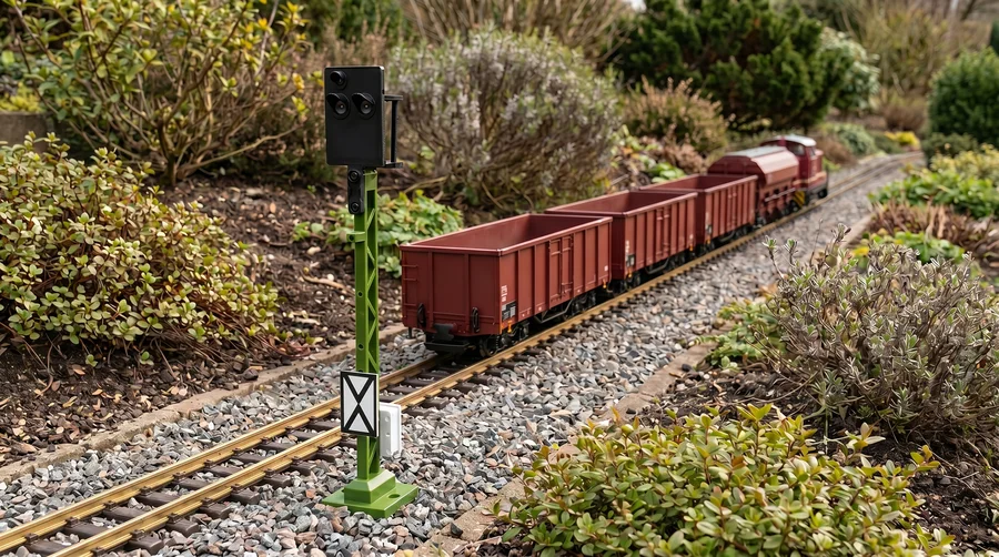 Lichtsignal Typ KS Vorsignal für Spur G analog / digital mit Decoder ML-Train 83804637 - Moderne Ks-Vorsignaltechnik