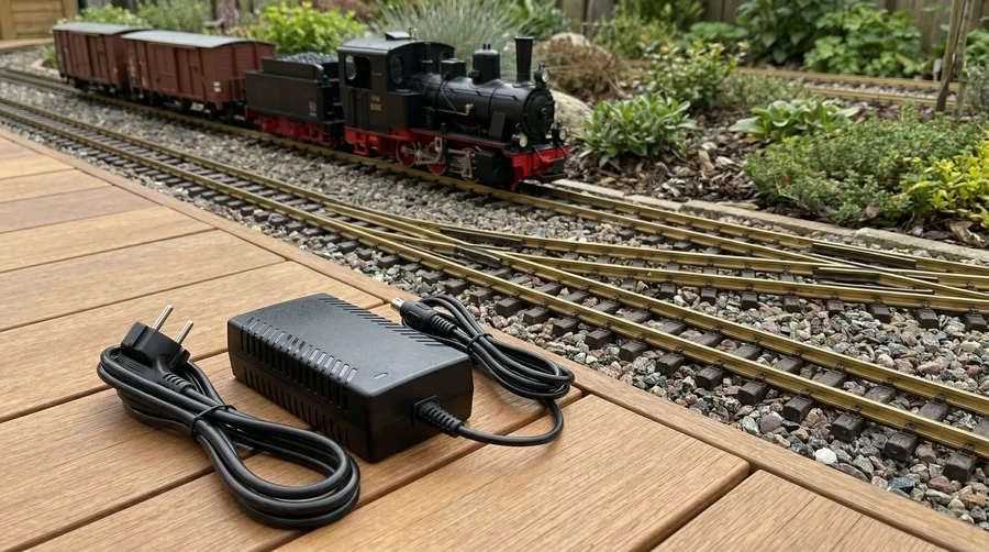 Schaltnetzteil 19V 6A mit 4-Pin-Stecker – kompatibel mit LGB Fahrregler 51079 ML-Train 84001906 - Präzise Energieversorgung