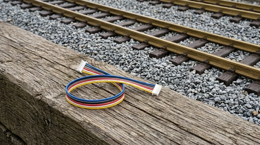 Weichenantriebskabel 6-polig 30 cm – Anschlusskabel für ML-Train Weichenantrieb Spur G 84004106 - Spur G – systemkonform