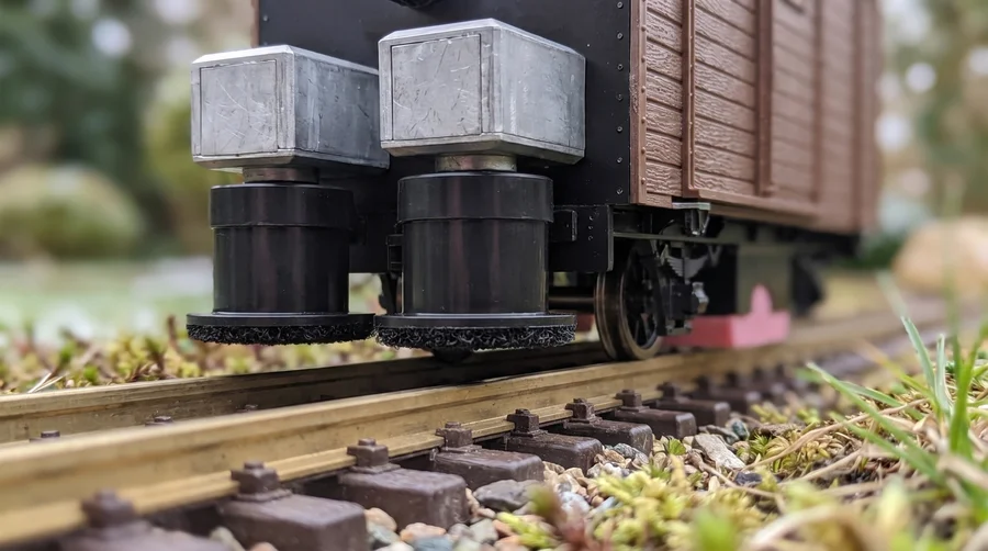 Umrüstungs-Set 2x Polieraufsätze für Mess- und Reinigungswagen Spur G, ML-Train 889190820 - Für Ihre Spur-G-Anlage
