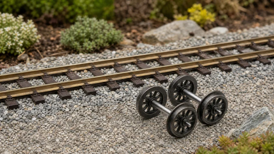 2x Metall-Speichenradsatz 31 mm für Spur G ML-Train 88999420 - Authentisches Design für Gartenbahnen