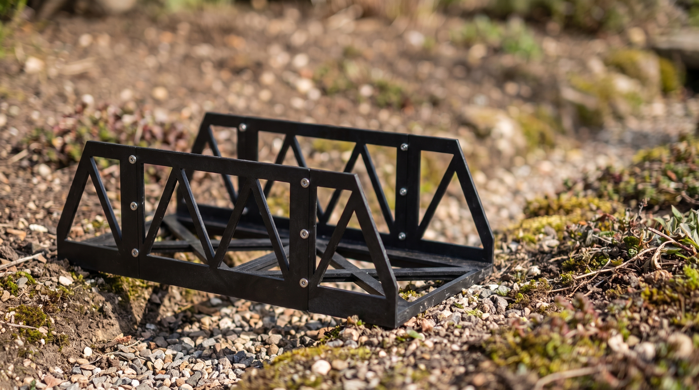 Brücke Startset aus stabilem HDPE-Kunststoff, erweiterbar, Spur G Gartenbahn ML-Train 97100000 - Detaillierte Übersicht