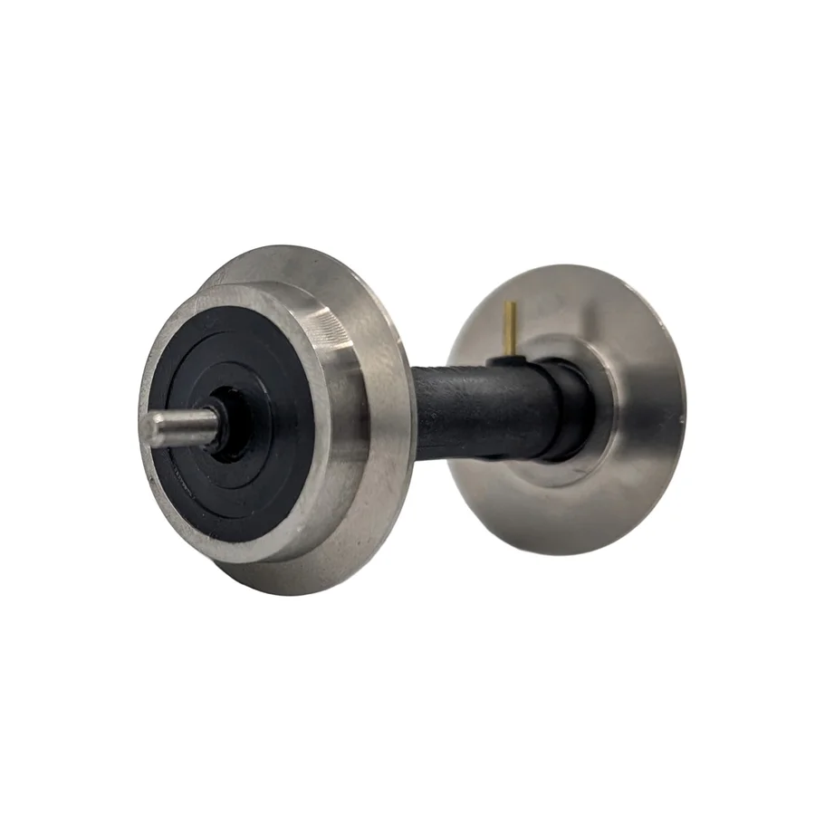 Vollradsatz kugelgelagert stromführend aus Edelstahl 26 mm