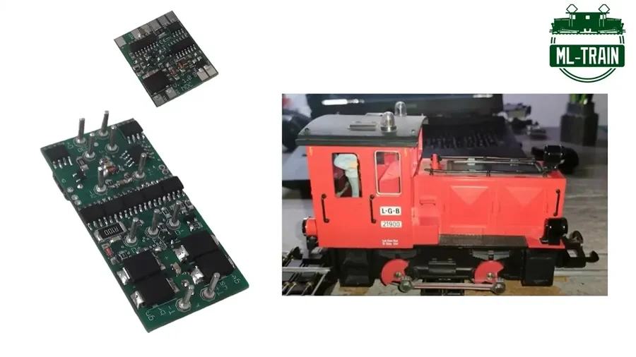 DRIVE-L, Motorsteuerung und SX6-Sound von ML-Train für LGB DUO 21900 Digitalisierung (Produktvideo)