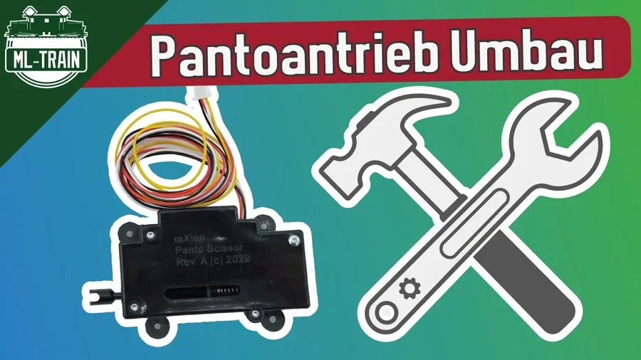 Universal Pantoantrieb für Spur G: Einholm- & Scherenstromabnehmer präzise steuern