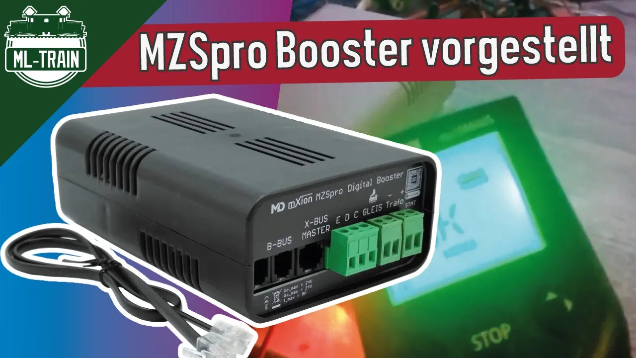 MZSpro 8A Booster: Maximale Power für z21, Massoth, Piko & Co.