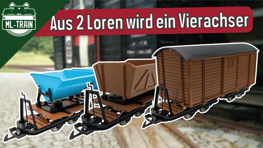 Mehr Achsen, mehr Möglichkeiten – Feldbahn Vierachser im Einsatz