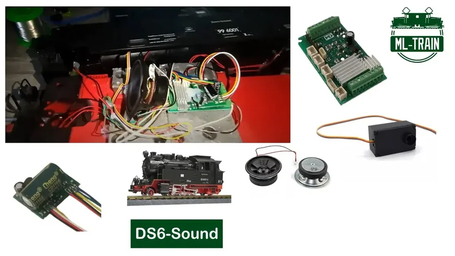 Digtal- und Soundeinbau in die HSB Tenderlok 99 6001 LGB mit XL-Decoder + SX6 Sound von ML-Train