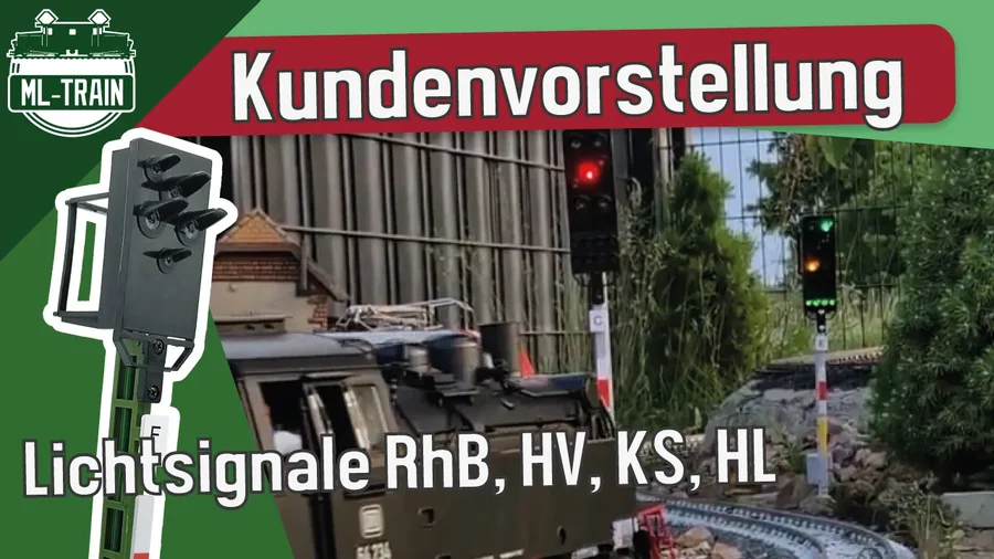 Lichtsignale im Einsatz: RhB, HV, KS & HL auf der Modellbahn live erleben!