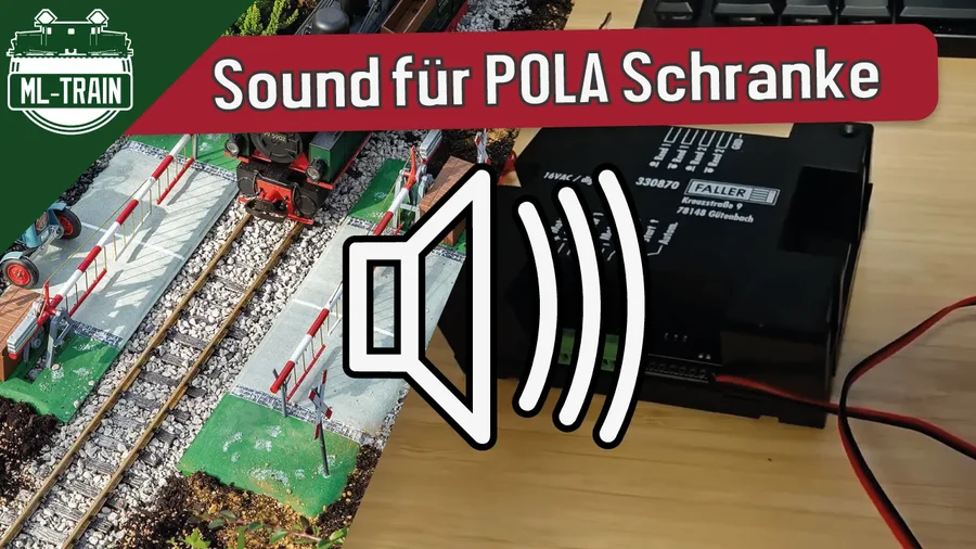 POLA G Bahnschranke 330870 MIT SOUND – So aktivieren Sie bequem von zuhause die Steuerung & Sounds!