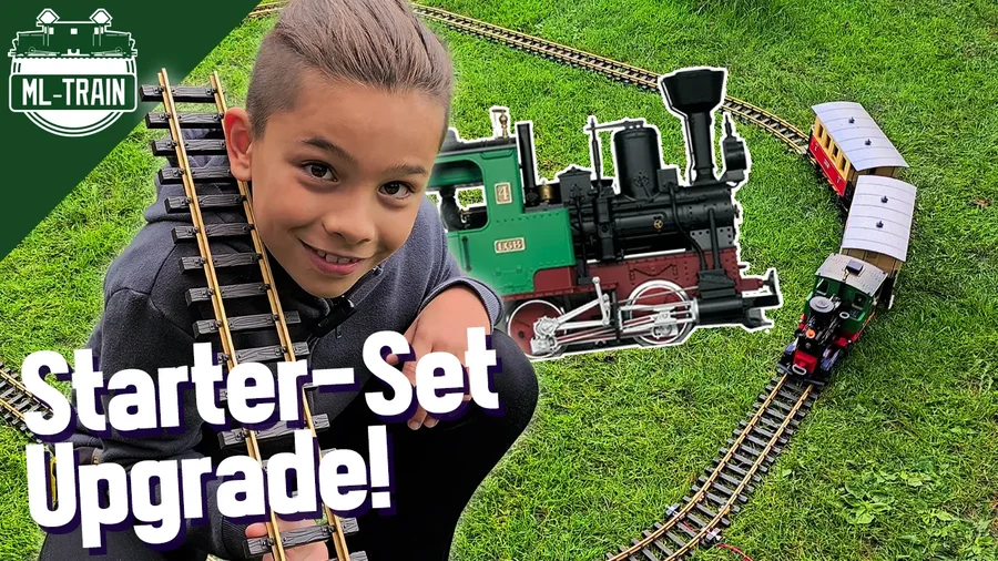 Das Starter Set wird erweitert! - Mit geraden Schienen die Anlage Upgraden