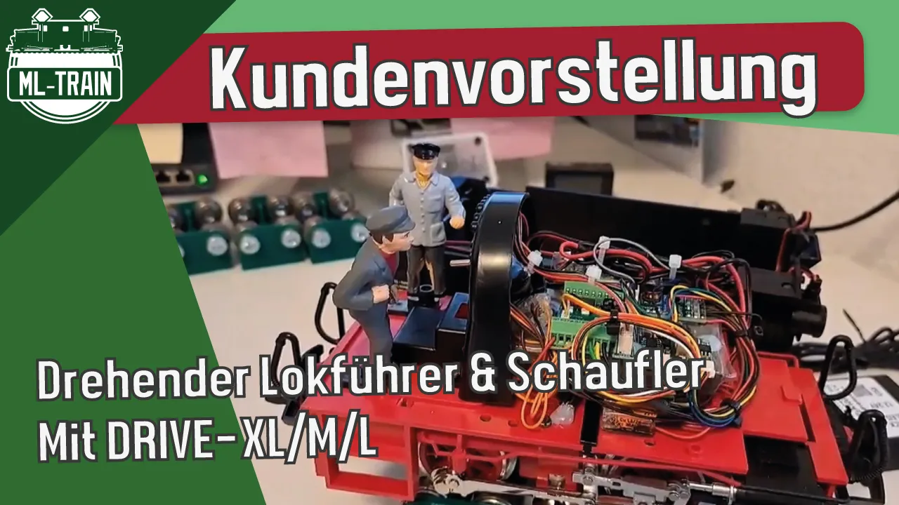 Lebendige Lokführer & Heizer mit Servo-Technik – So einfach & realistisch geht's!