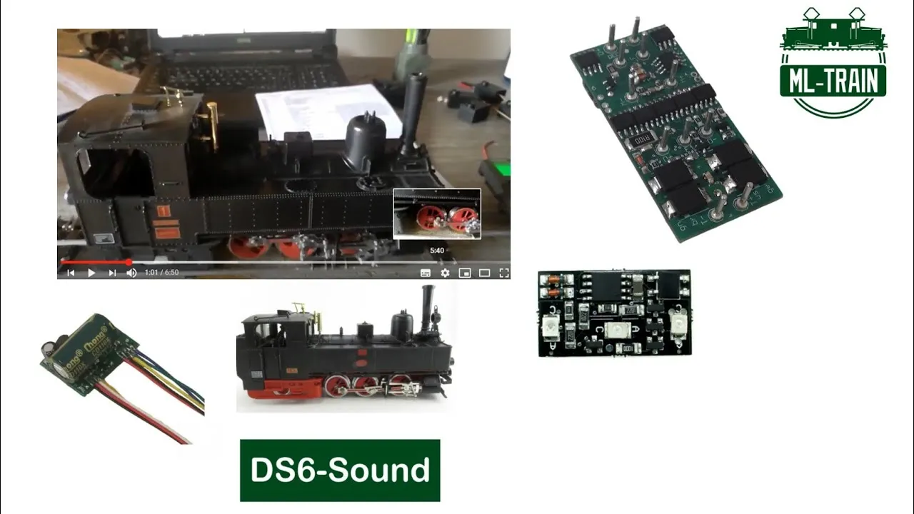 Digitalisierung Dampflok der Baureihe U mit einem ML-Train DRIVE-L, SX6, Feuermodul (Produktvideo)
