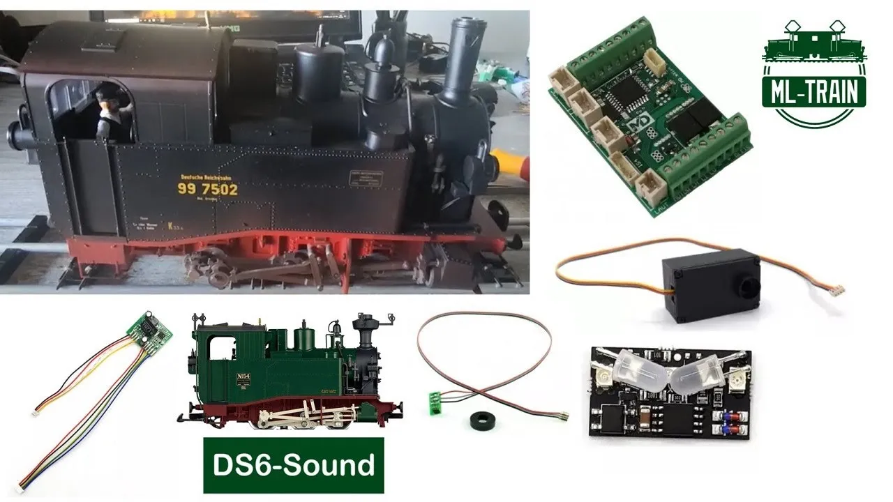Soundvorstellung einer sächsischen IK von LGB 20980 mit SX6-Sound von ML-Train (Produktvideo)