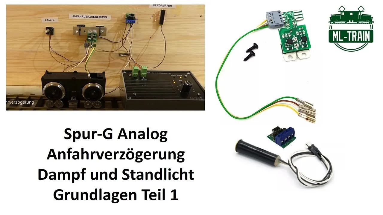 Anfahrverzögerung für die Motorregelung von analogen Loks von ML-Train 82504010 (Produktvideo)