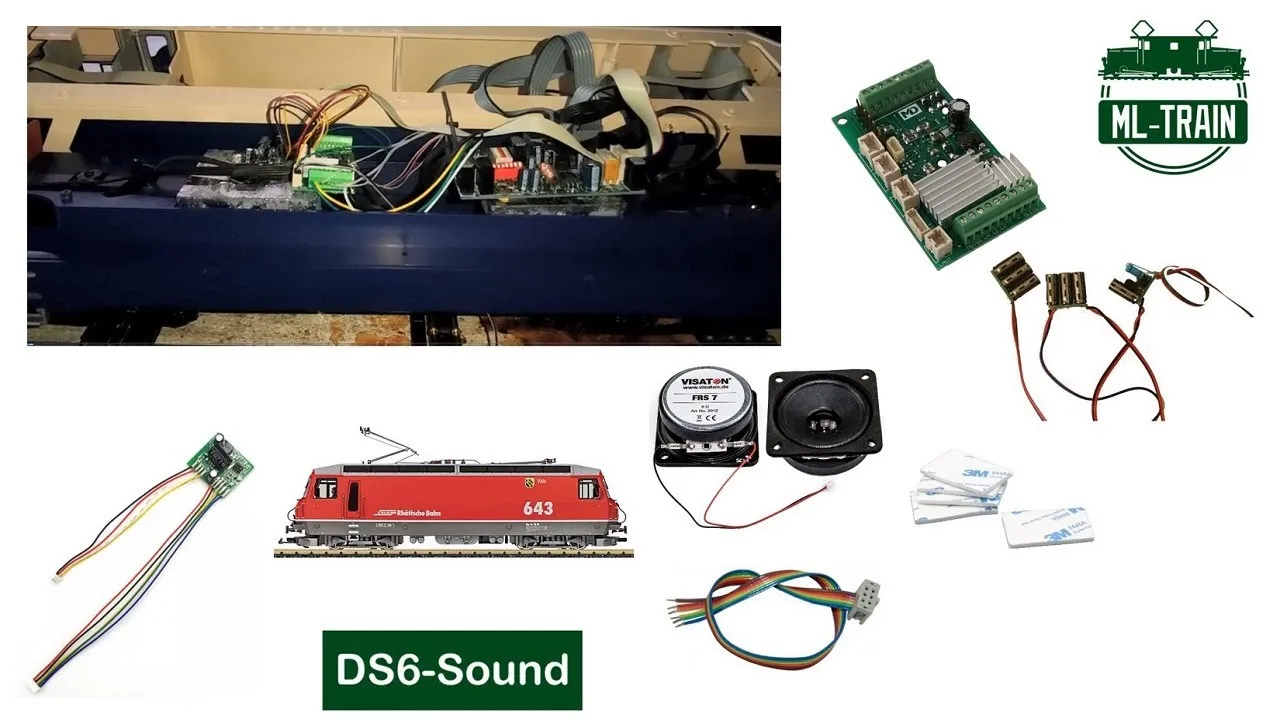 Digitalisierung LGB Ge 4/4 III RhB mit Pantographensteuerung und SX6-Sound ML-Train (Produktvideo)