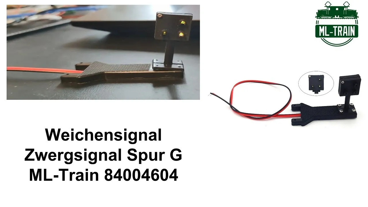 Weichensignal Zwergsignal Spur G ML-Train 84004604 (Produktvideo 3/4)