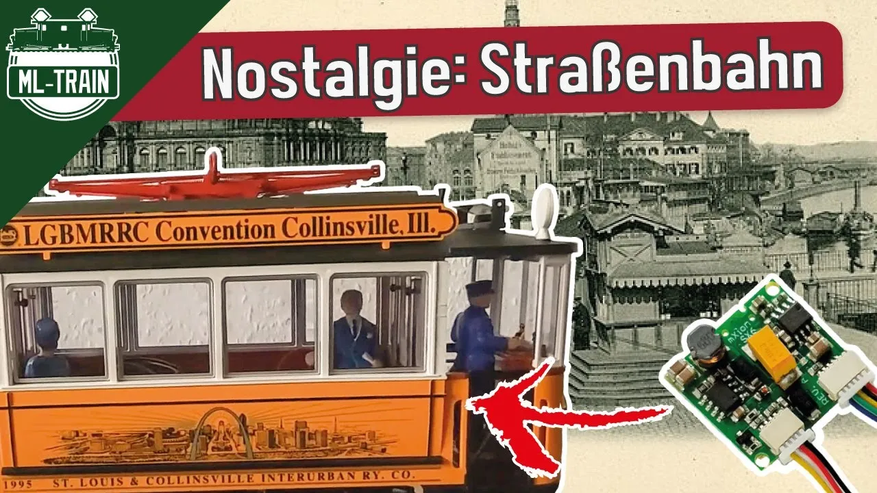 LGB Straßenbahn Digitalisierung mit SX6 und DRIVE L (Produktvideo)