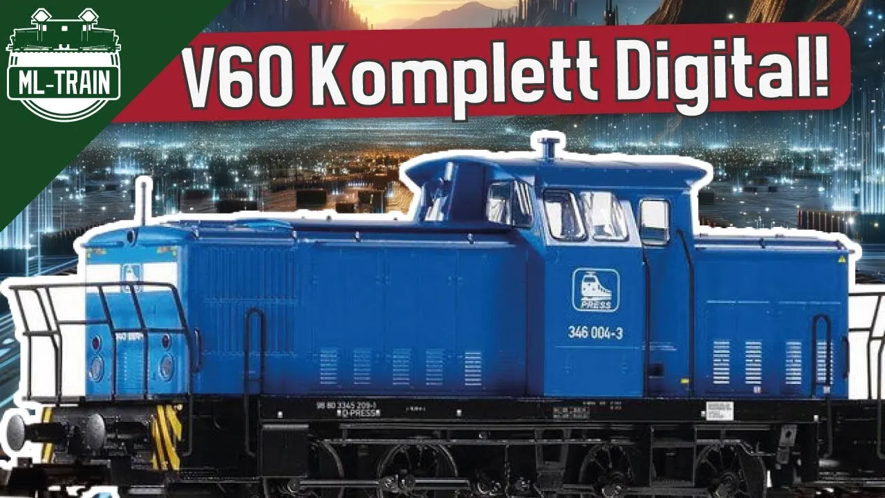 Digitalisierung PIKO G V60 / BR 260 mit Rangierkupplung DRIVE-XL & SX6 (Produktvideo)