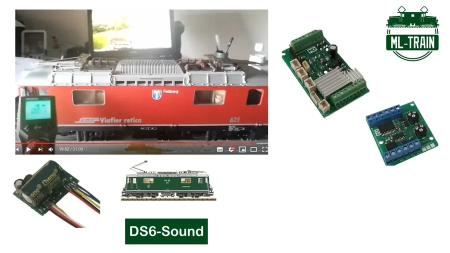 Digitalisierung LGB RhB Ge 4/4 mit einem ML-Train DRIVE-XL, SX6 und Panto-Steuerung  (Produktvideo)