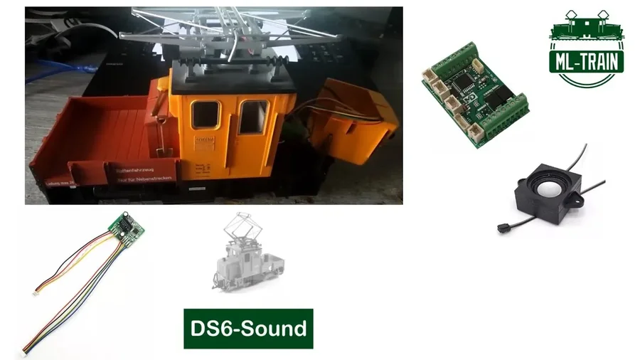 Digitalisierung und Soundvorstellung LGB Rottenlok mit DRIVE-M, SX6-Sound von ML-Train (Produktvideo