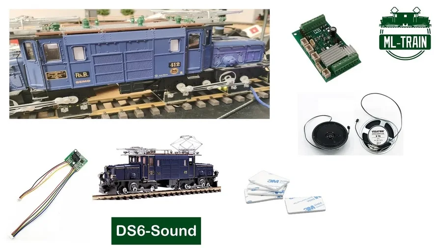 Soundvorstellung einer LGB RhB Krokodil Ge 6/6 mit XL-Decoder und Sound von ML-Train (Produktvideo)