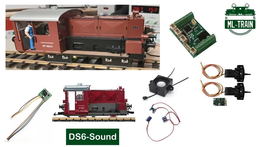 DB Köf LGB 2x93x Soundcheck und Fahrfunktion mit SX6 und Drive-M von ML-Train (Produktvideo)