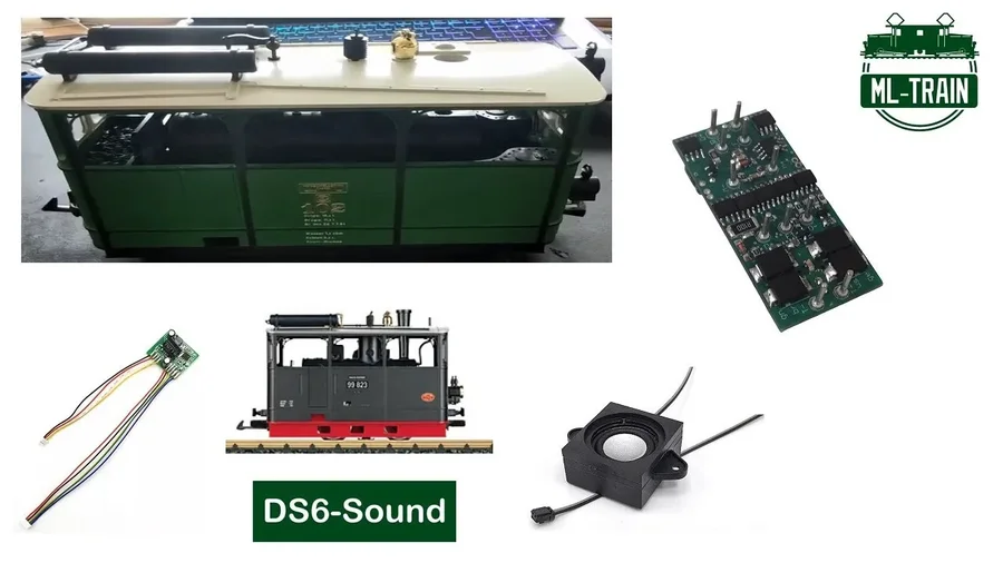 Digitalisierung LGB ELIAS Kastendampflok mit DRIVE-L, SX6-Sound ML-Train (Produktvideo)