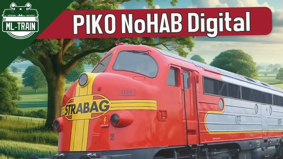 Digitalisierung PIKO G 37450 NoHAB Elektrischer Entkuppler, Verdampfer, DRIVE XL (Produktvideo)