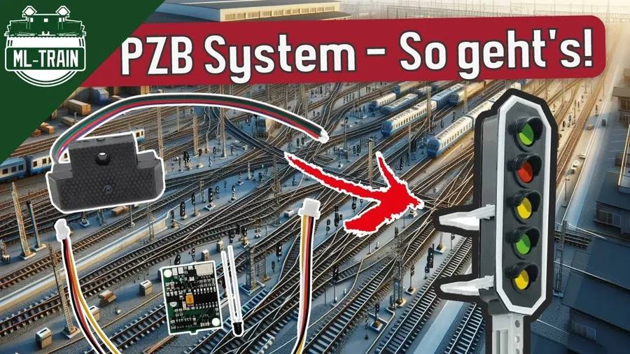 PZB System - Zugbeeinflussung und Funktionsauslösung mittels Infrarot im Gleis