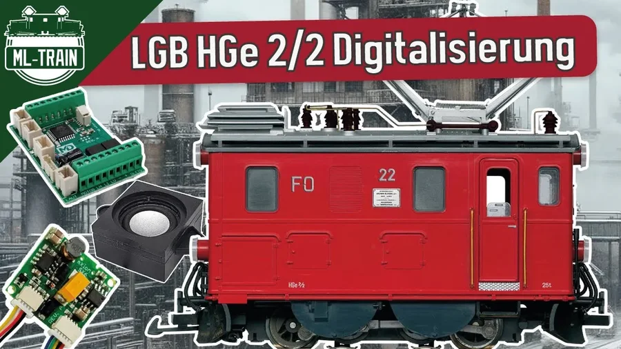 Digitale Power für die LGB HGe 2/2 Zahnradlokomotive: So einfach geht's!