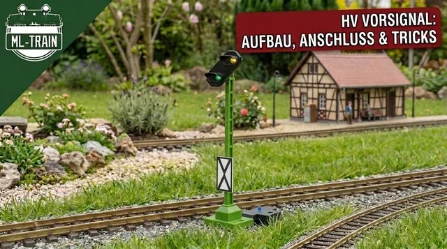 ML-Train Licht-Vorsignal für Spur : Aufbau, Programmierung & Tipps