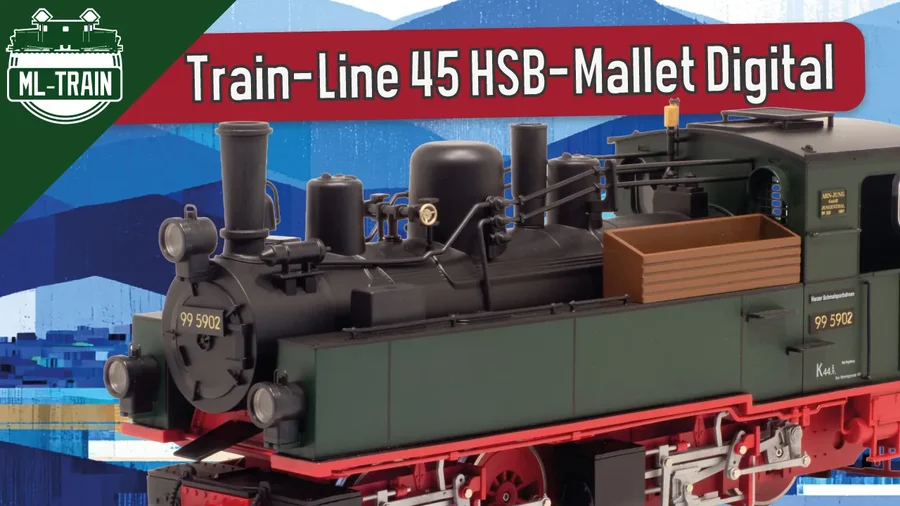 DRIVE-XL in Train-Line 45 HSB-Mallet – Digital-Upgrade mit gepulstem Verdampfer & Kupplungswalzer
