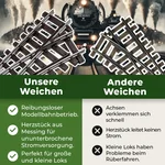 Weiche rechts R3 vernickelt R 120 cm mit Verbindern_auswahl1