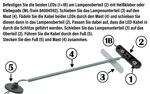 3x DB Bahnsteigleuchte, zweiflammig für Spur-G Modellbahnanlage ML-Train 83802166_auswahl12