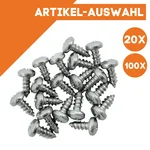 Schraube V2A 3,0 x 6,5 mm