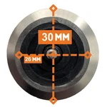 2x Edelstahl Radsatz für Feldbahnloren Lauffläche: 26mm ML-Train 88919475_auswahl5