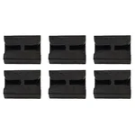 6 Stück Isolierschienenverbinder schwarz 15 mm für die Spur G ML-Train 8100609