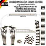 Bahnhofs-Set R3 Länge 270 cm - Spur G Gleiserweiterung LGB-kompatibel ML-Train 8200292
