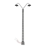 Gittermast Bogenlampe 2 armig grau für LGB-Anlagen Spur-G ML-Train 83800144