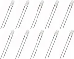 10x LED 3 mm diffus kaltweiß mit integriertem Widerstand für 5-24 V ML-Train 83801240