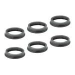 6x Lampenring für Loklaternen silbergrau 14 mm ML-Train 88205055