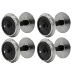 4x Radsatz für Piko 35 mm kugelgelagert stromführend Edelstahl ML-Train 88361654