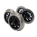 2x V-Speiche Radsatz Edelstahl 31 mm Spur G – ML-Train 88671142