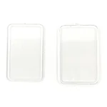 2x Türfenster 23,2 x 37,6 mm rund aus Kunststoff ML-Train 88901007