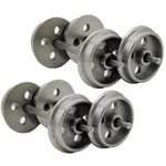 4x Edelstahl Radsatz Lauffläche: 26mm für Feldbahnloren ML-Train 88919488