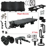 Flachwagen schwarz als Spur-G Bausatz ML-Train 88919510