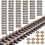 6x Gleis gerade 150 cm mit Schraub-Verbinder ML-Train 8911502